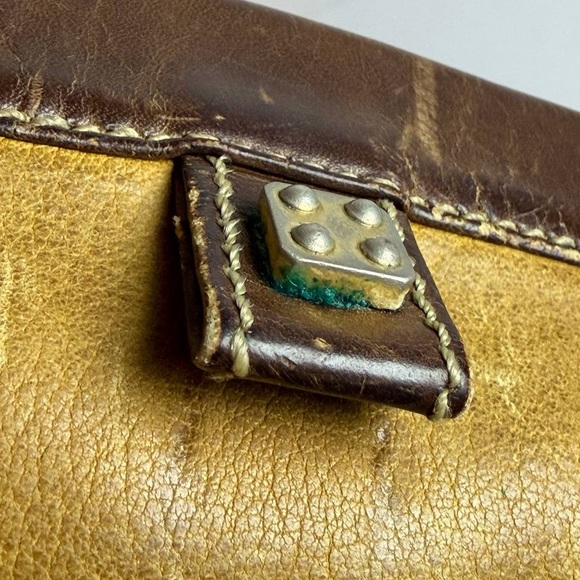 Vintage Loewe Anagram Embossed Leather Clutch Bag - Picture 11 of 11